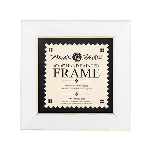 Mill Hill Frame - 6" x 6" Matte Antique White