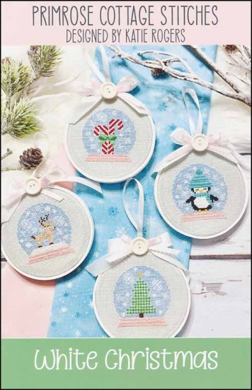 White Christmas Cross Stitch Pattern by Primrose Cottage Stitches