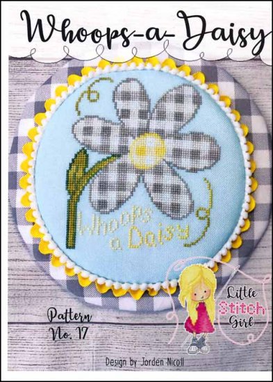 Whoops-A-Daisy Cross Stitch Pattern by Little Stitch Girl
