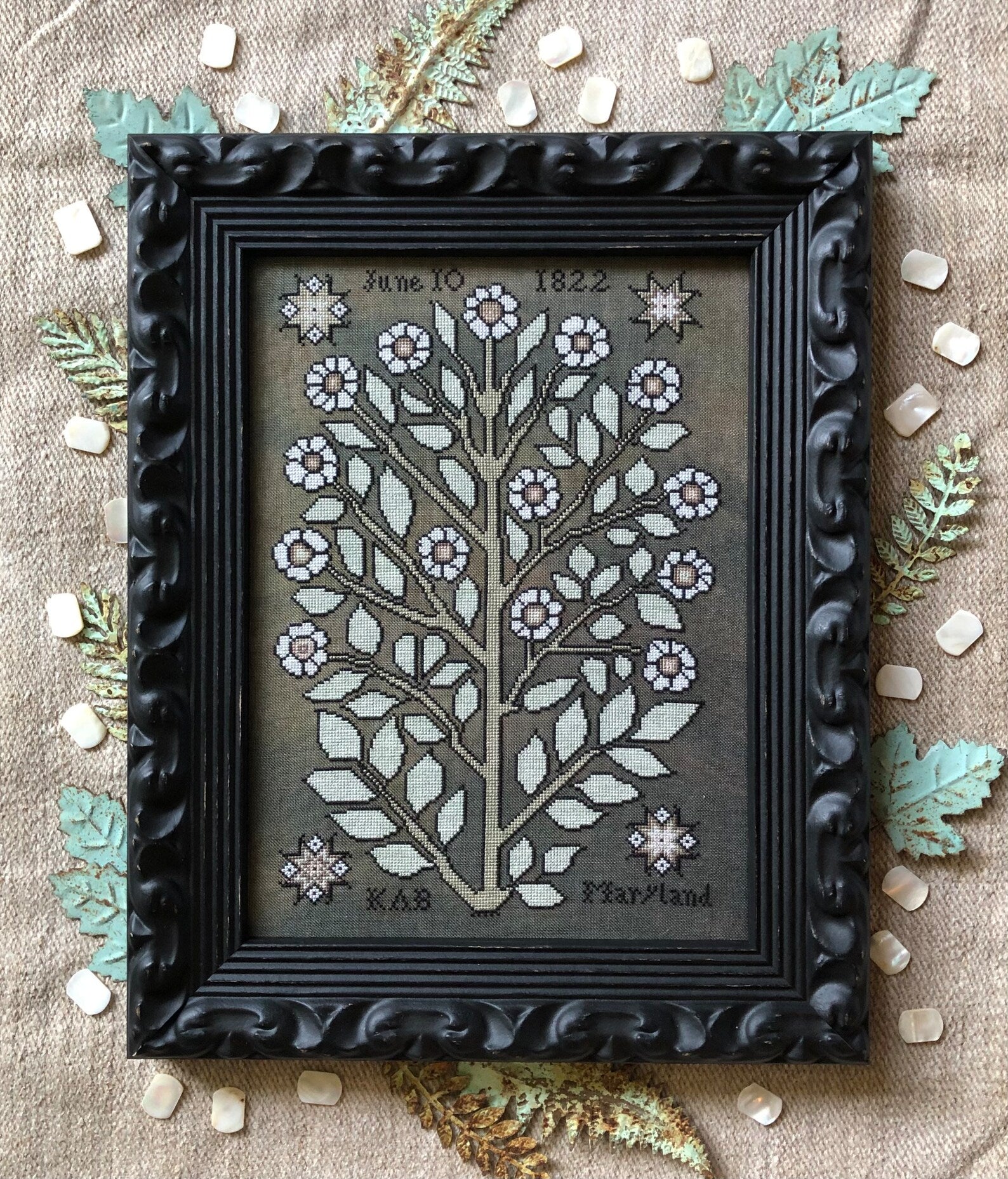Wildflowers Cross Stitch Pattern by Kathy Barrick
