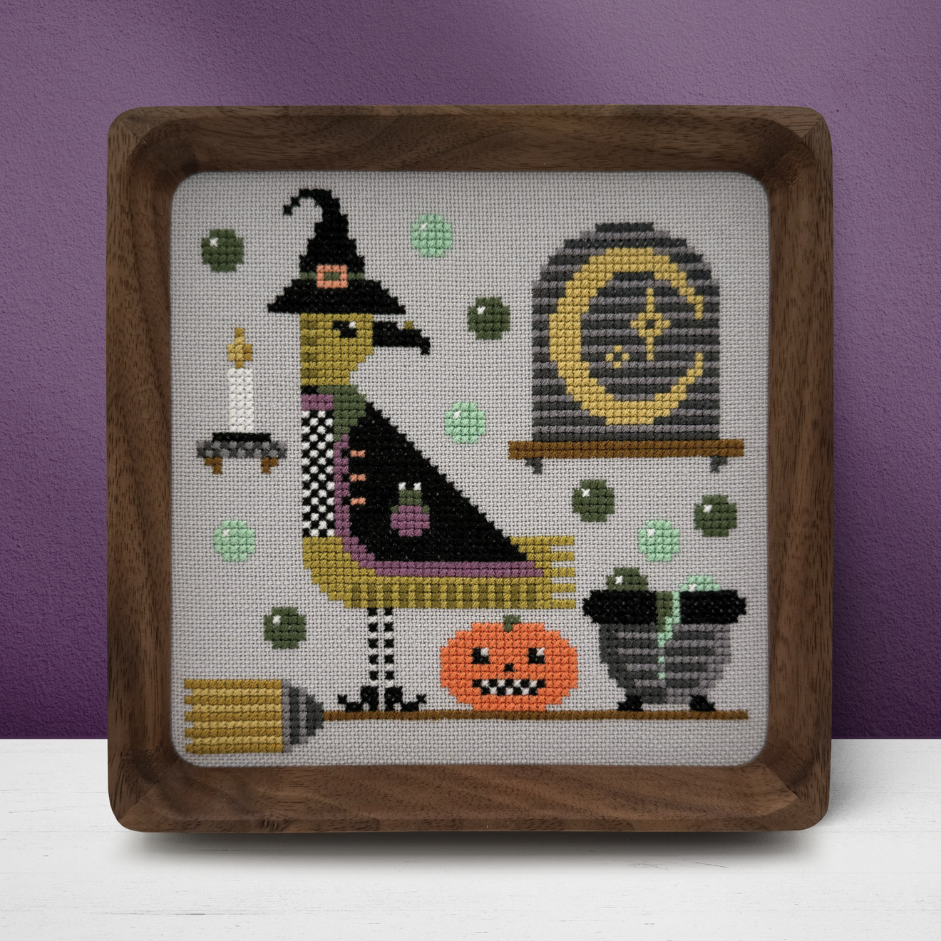 Boomerang Stitches WILLA Trick or Tweet Cross Stitch Pattern Nashville Market