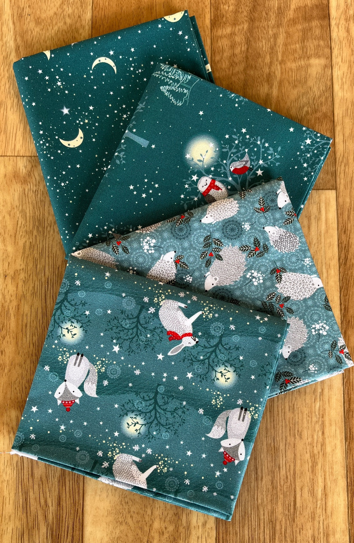 Winter Moonlight Fat Quarter Bundle by Nutex fabrics (sold in 25cm increments)