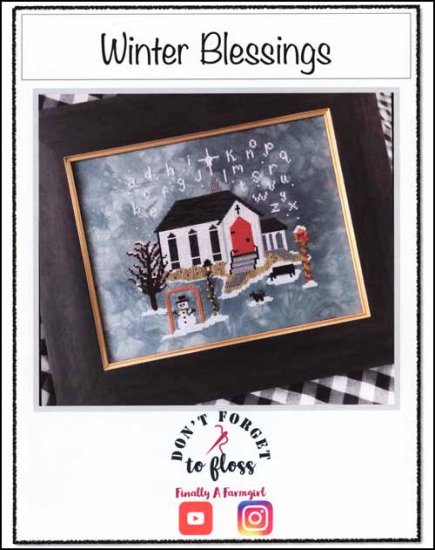 Winter Blessings Cross Stitch Pattern by Finally A Farmgirl