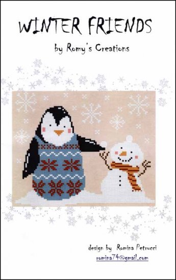 Winter Friends Cross Stitch Pattern by Romy's Creations