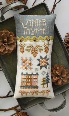 Winter Thyme Cross Stitch Pattern by Hands On Design