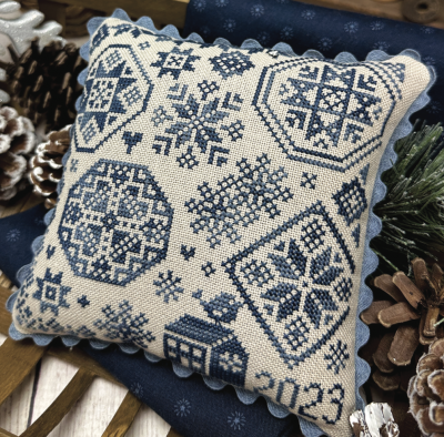 Winter Quaker Cross Stitch Pattern by Primrose Cottage Stitches