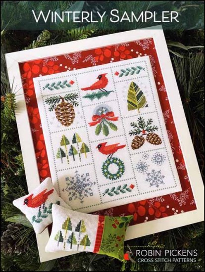 Winterly Sampler Crossing Cross Stitch Pattern by Robin Pickens