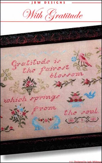 With Gratitude Cross Stitch Pattern by JBW Designs