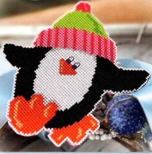 Wobbles Penguin Cross Stitch Pattern by Luhu Stitches