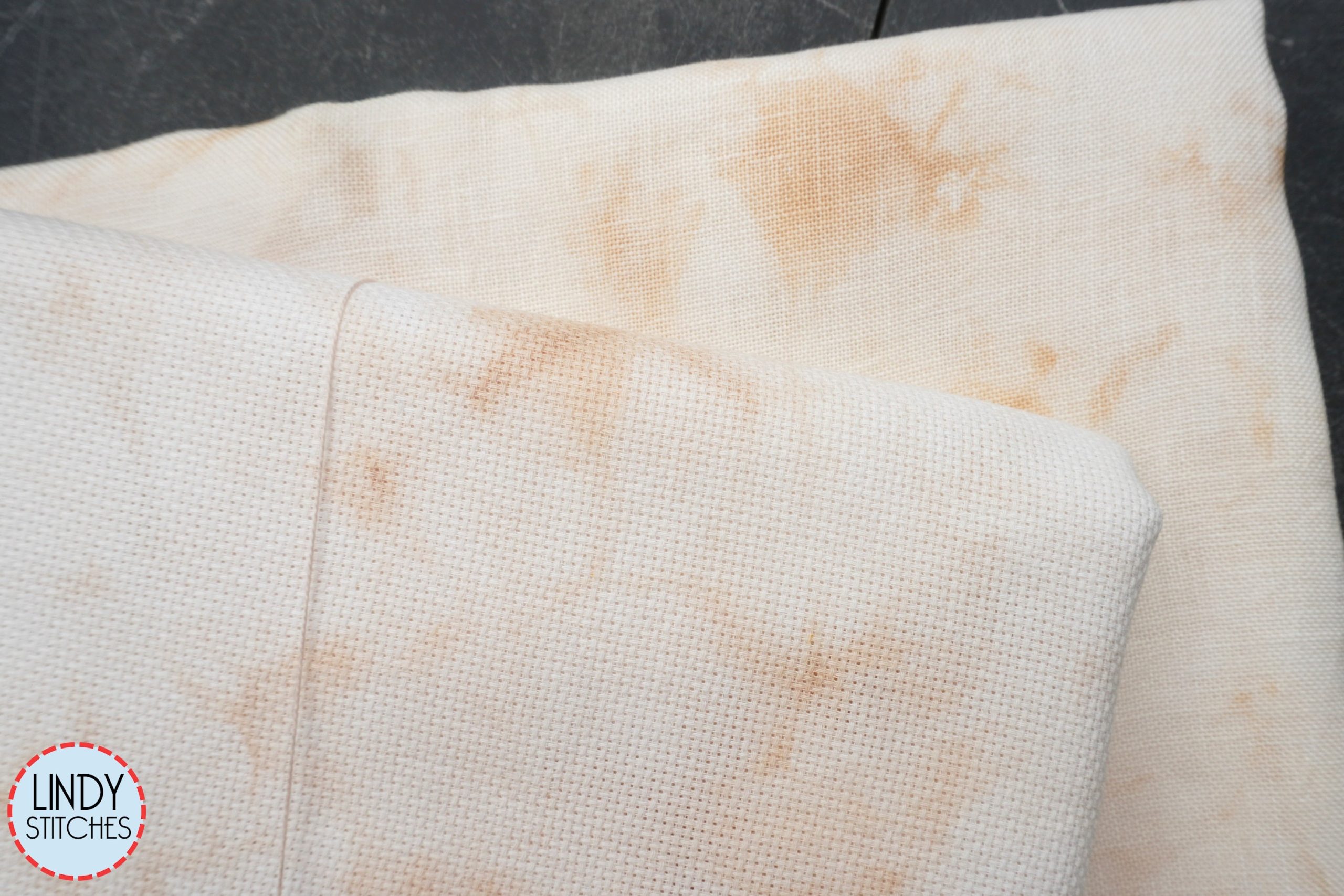32 Count Marbled Bunny Hand Dyed Belfast Linen by Xjudesign