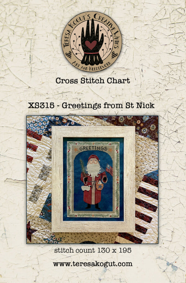 Greetings from St Nick, by Teresa Kogut pattern