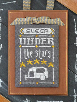 August: A Year In Chalk Series Cross Stitch Pattern by Hands On Design