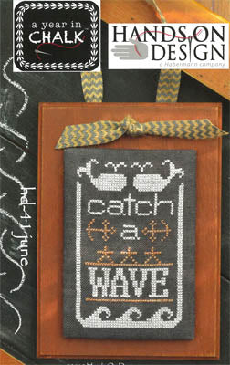 June: A Year In Chalk Series Cross Stitch Pattern by Hands On Design