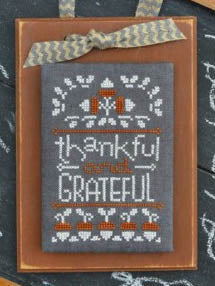 November: A Year In Chalk Series Cross Stitch Pattern by Hands On Design