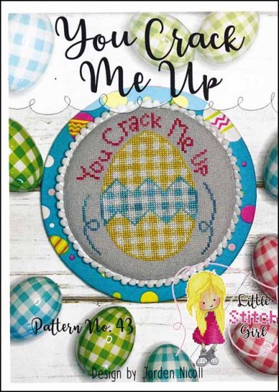 You Crack Me Up Cross Stitch Pattern by Little Stitch Girl