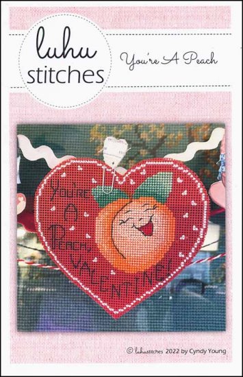You're A Peach Cross Stitch Pattern by Luhu Stitches