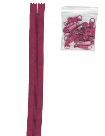 Zippers by the Yard-Wild Plum