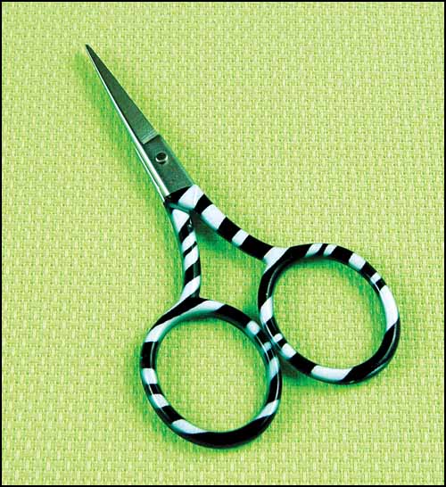 Zebra Embroidery Scissors by Yarn Tree