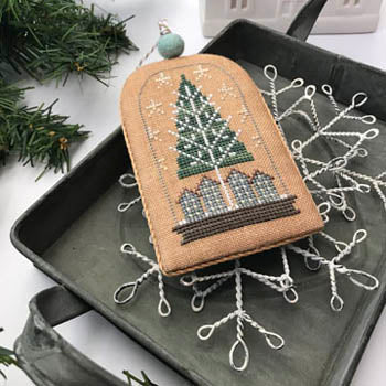 Zinc House Row: White Christmas Series Pt 3 Cross Stitch Pattern by Hands On Design