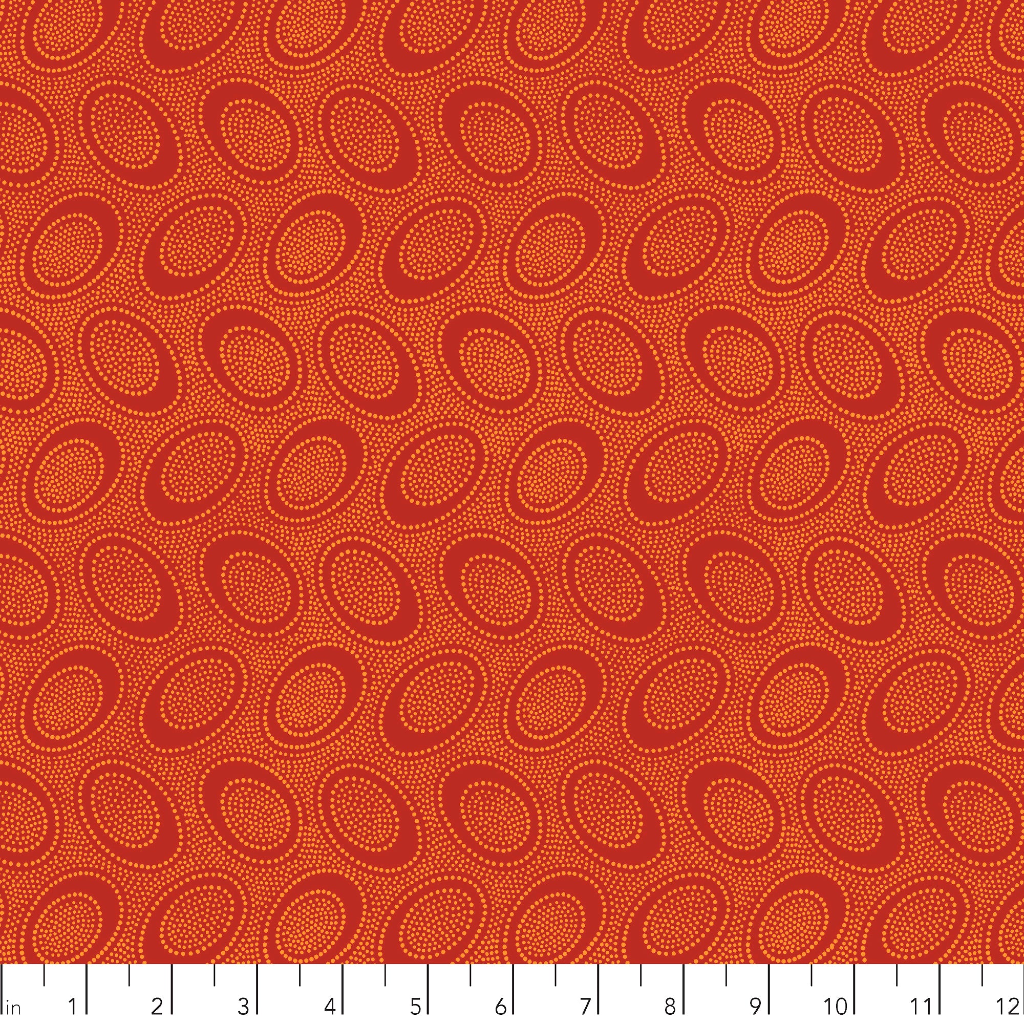 Aboriginal Dot PWGP071.PUMPK Pumpkin