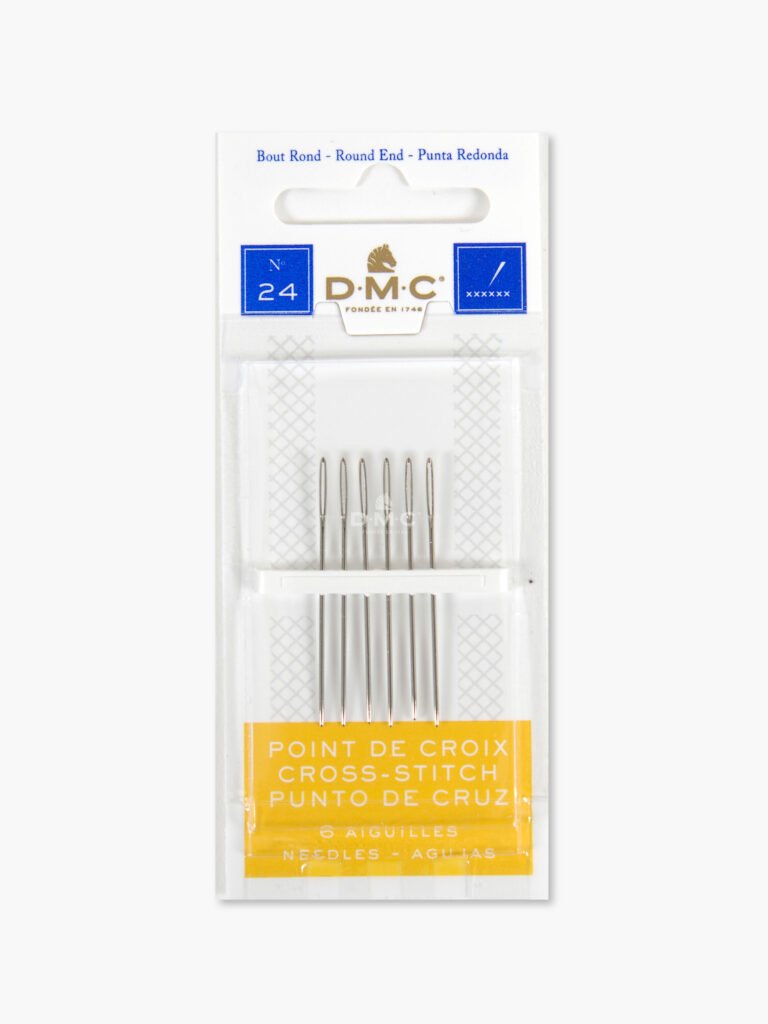 DMC – Aghi per punto croce – Confezione da 6 (misura 24)