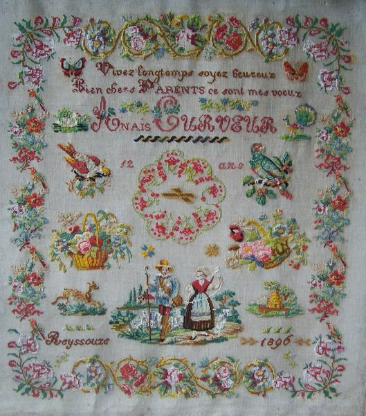 Anaïs Curveur 1896, pattern by Reflets De Soie AS IS PLEASE READ