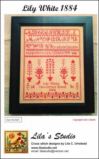 Lily White 1884 Cross Stitch Pattern by Lila's Studio
