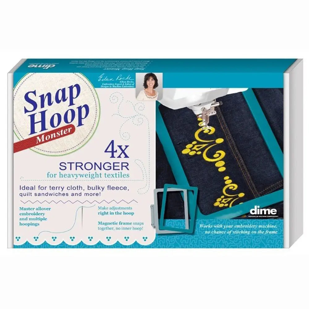 Snap Hoop Monster Magnetic Hoop 8 in x 12 in for Baby Lock and Brother