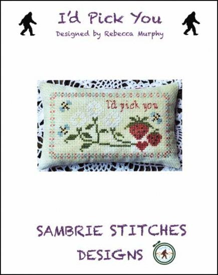 I'd Pick You Cross Stitch Pattern by SamBrie Stitches