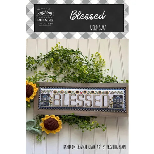 Blessed - Word Swap - Stitching With the Housewives