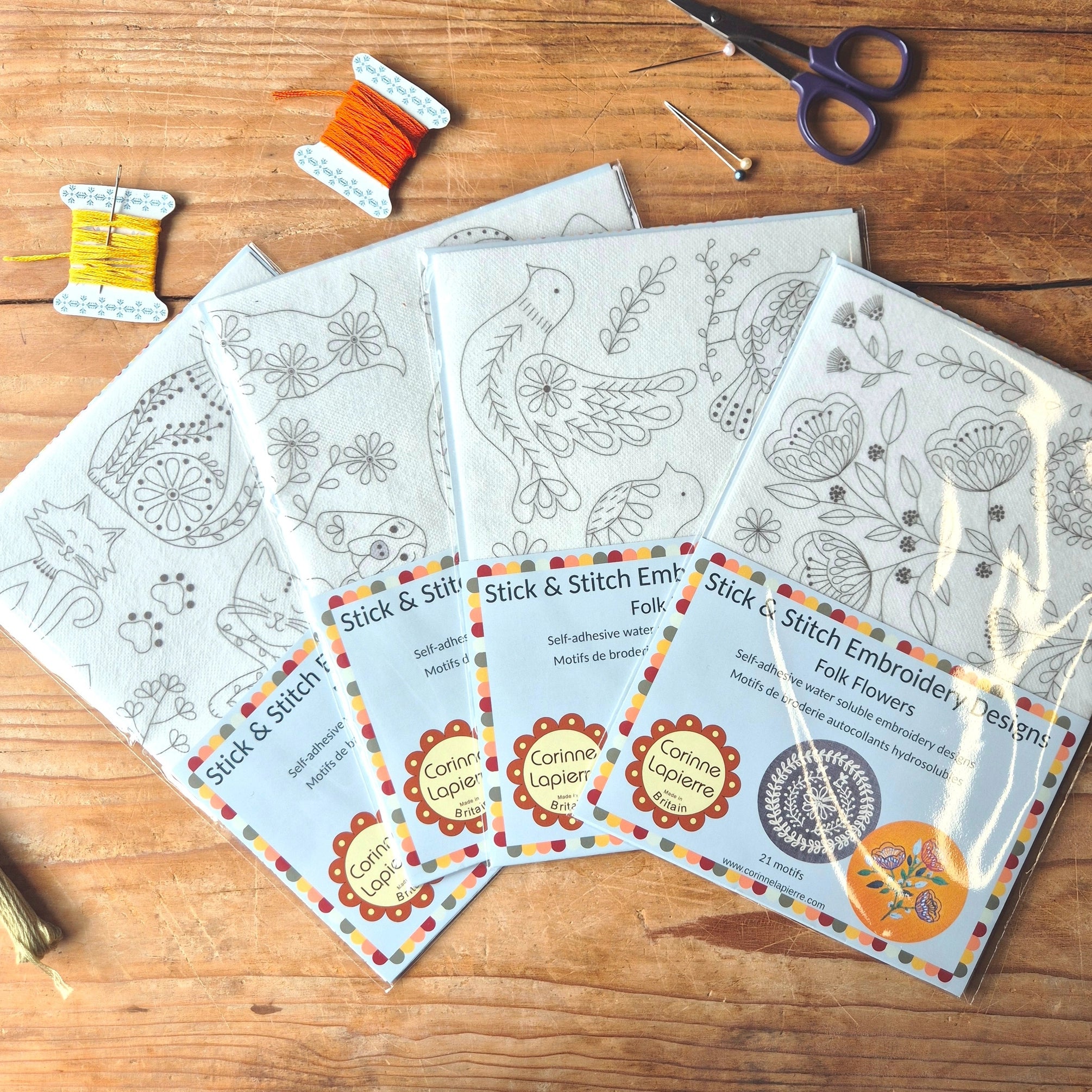 Stitch & Stitch Embroidery Designs by Corinne Lapierre
