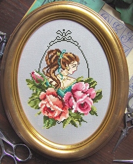 -- May Roses Fae DL11 - Cross Stitch Chart