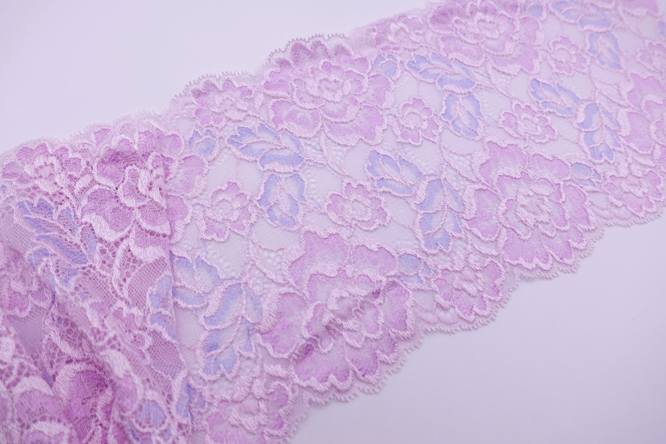 Pastel Flowers- Stretch Lace