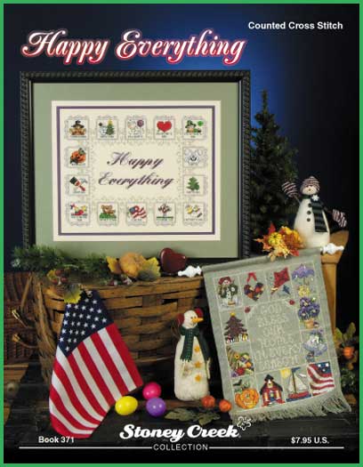 Happy Everything Book 371 - Cross Stitch Chart