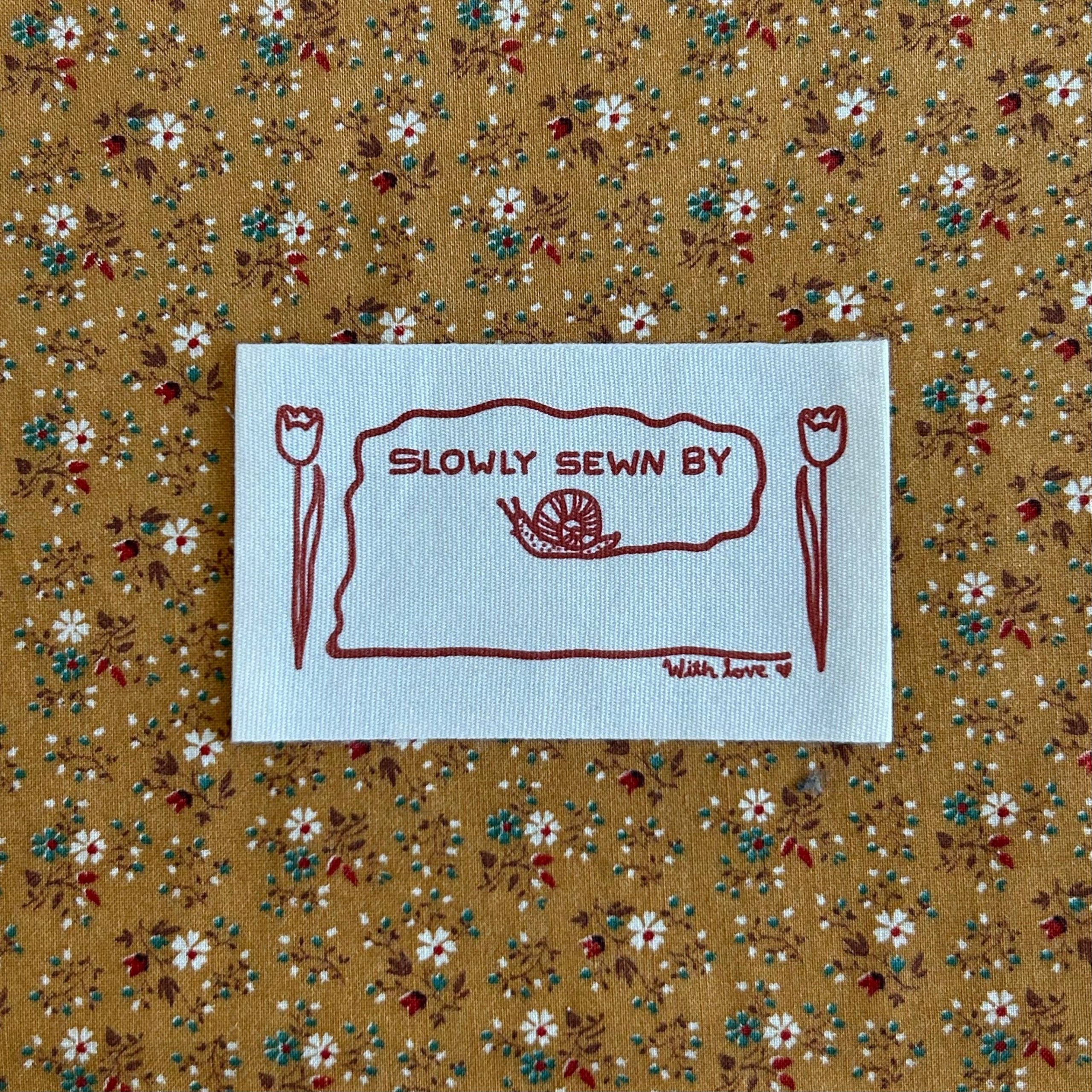 Sewn Slow Quilt Labels Set of 4