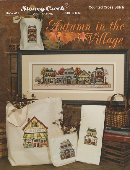 Autumn in the Village Book 417 - Cross Stitch Chart