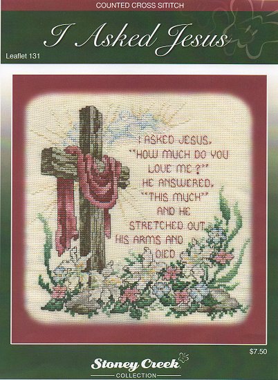 I Asked Jesus Leaflet 131 - Cross Stitch Chart