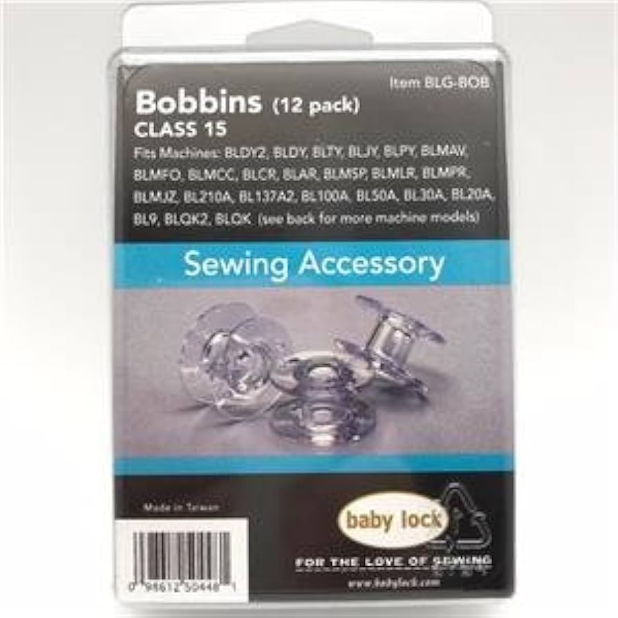 Baby Lock Class 15 Bobbins 12 Pack