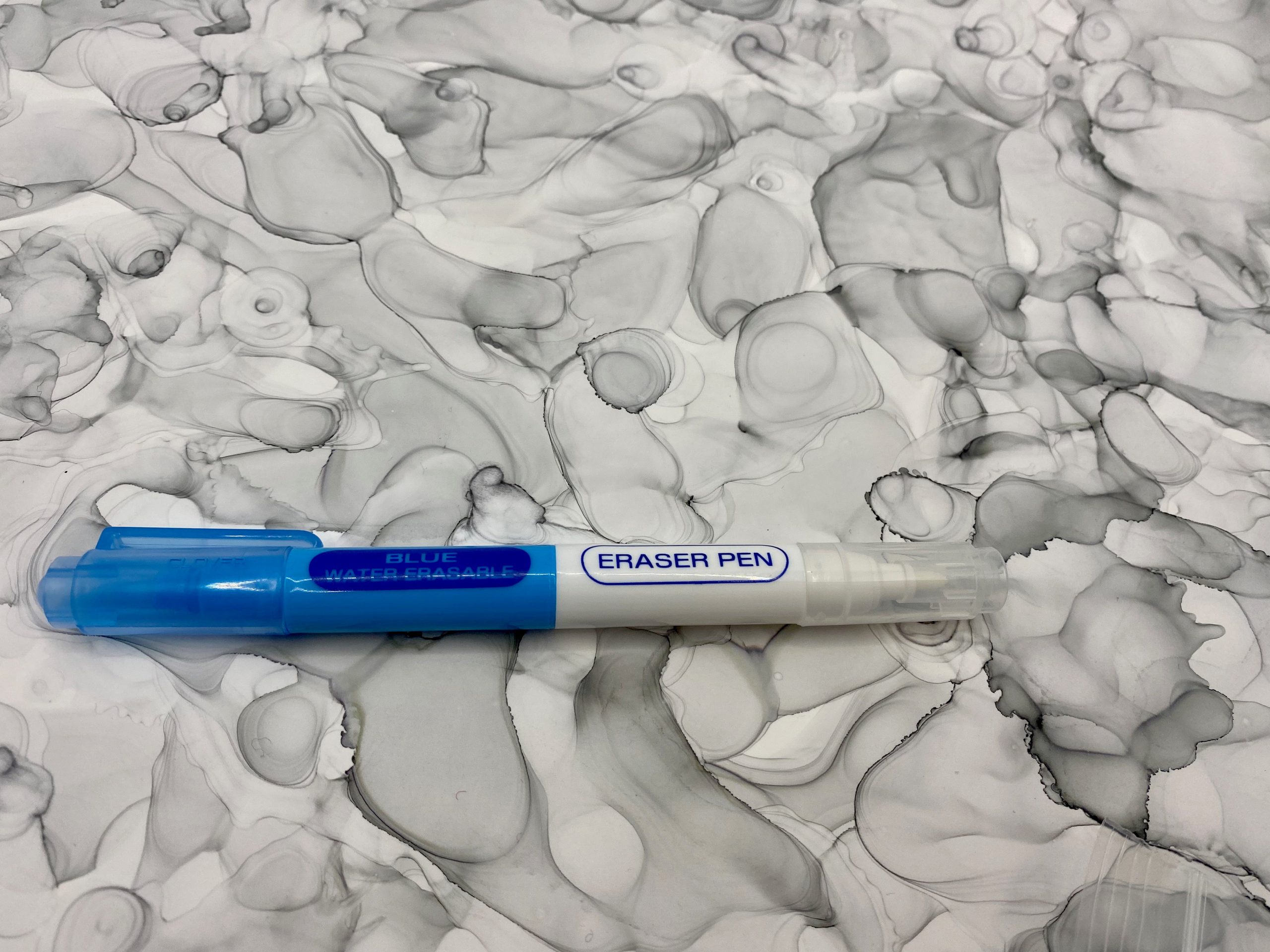 Clover Water Soluble Blue Marking Pen with Eraser