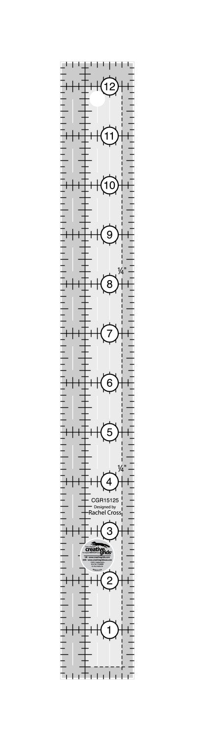 Creative Grids 1 1/2 Inch X 12 1/2 Inch Ruler