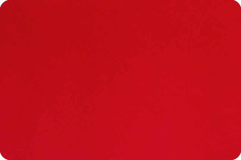 Cuddle Minky 3 Solids Scarlet 90" c390scarlet