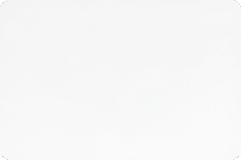 Cuddle Minky 3 Solids Snow 90" c390snow
