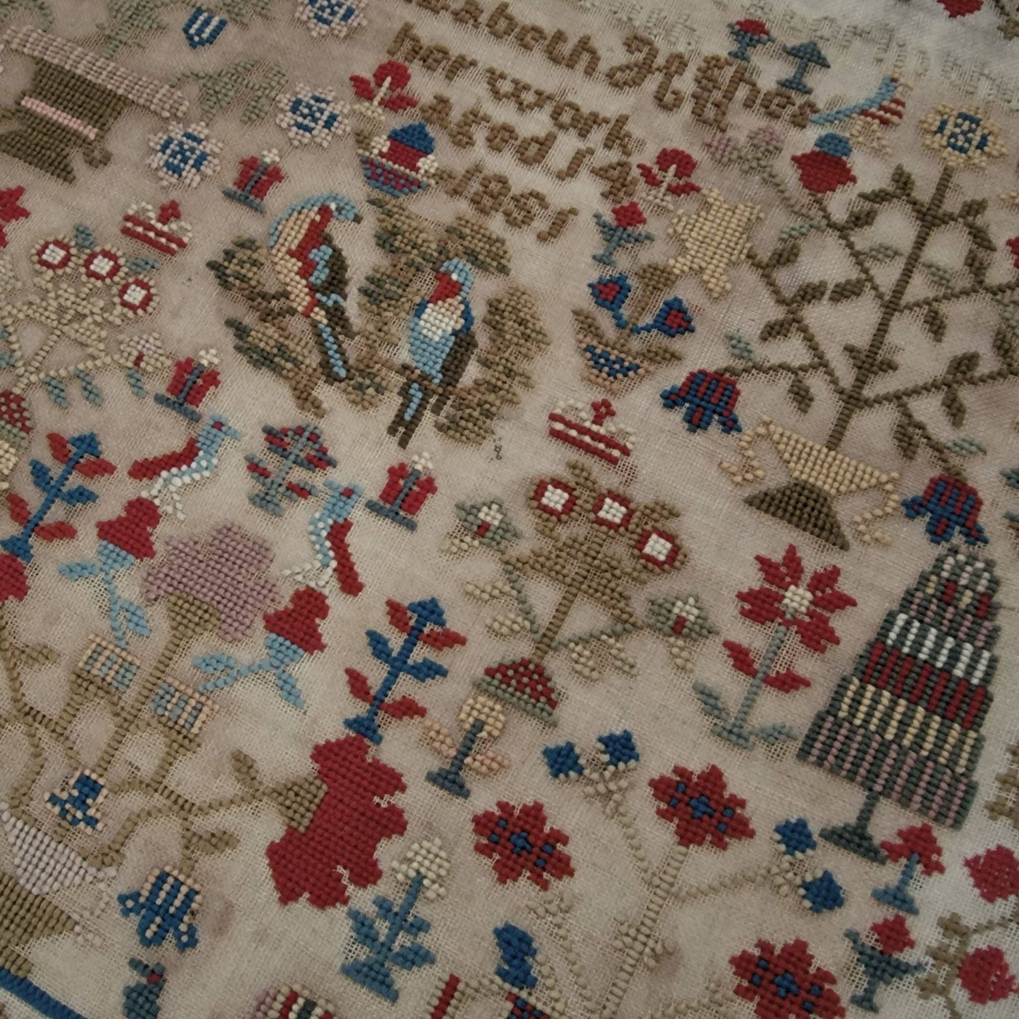 ELIZABETH HUGHS 1851 Sampler Pattern by The Wishing Thorn