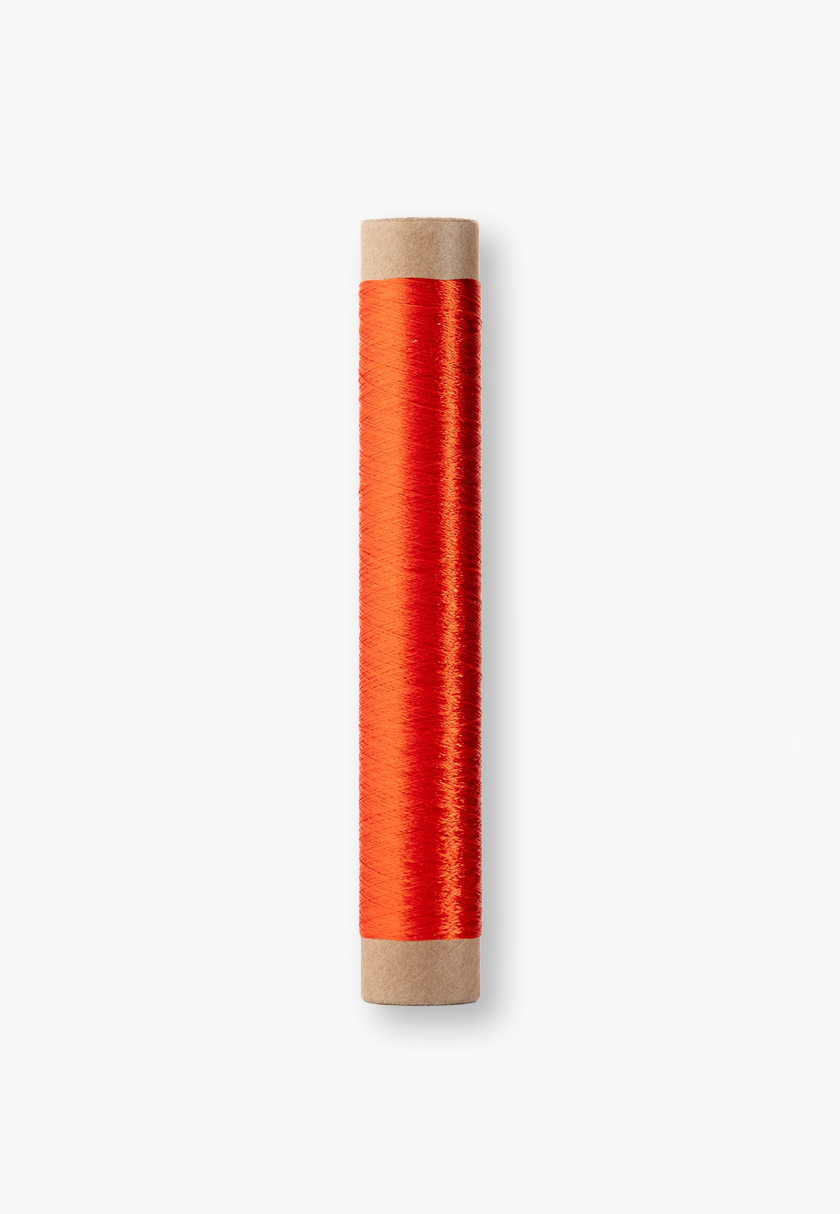 ITO Iki – 100% Maulbeerseiden-Stickgarn, Farbe 1222 Tangerine