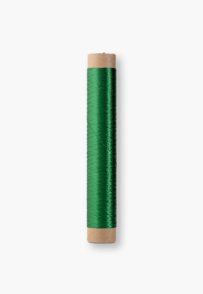 ITO Iki – Filo da ricamo 100% seta di gelso, colore 1228 erba