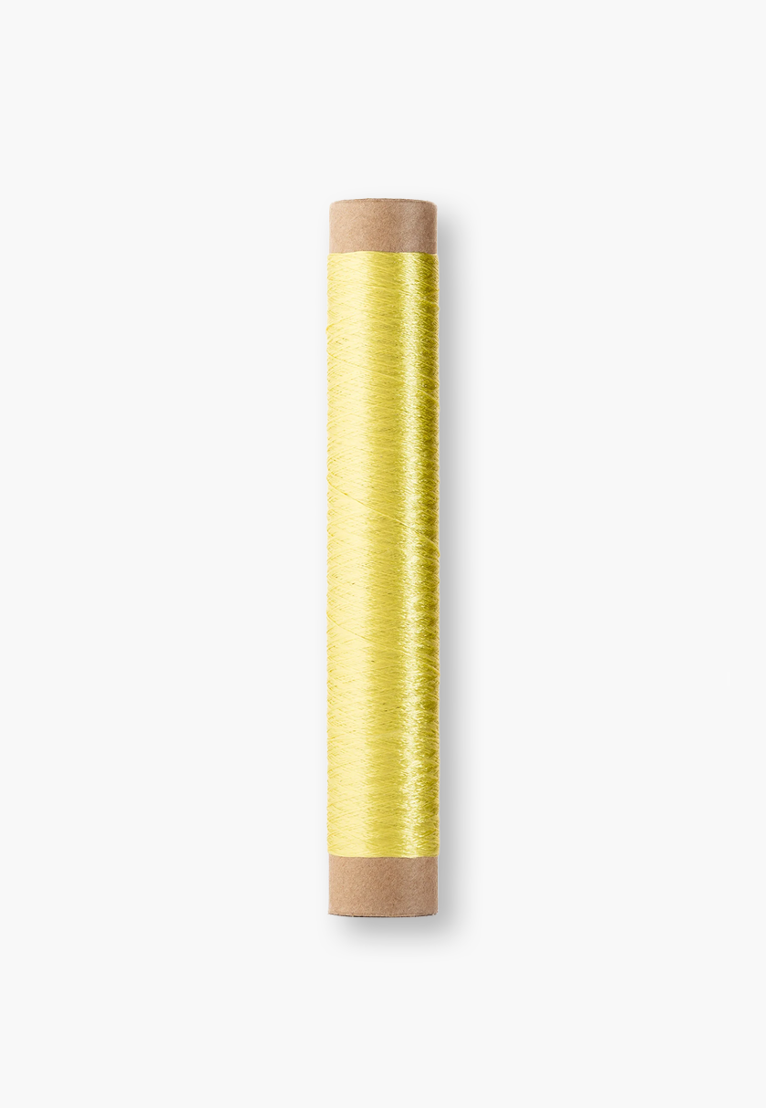 ITO Iki – Filo da ricamo 100% seta di gelso, colore 1231 limone