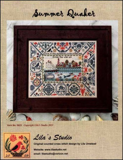 Summer Quaker Cross Stitch Pattern by Lila's Studio