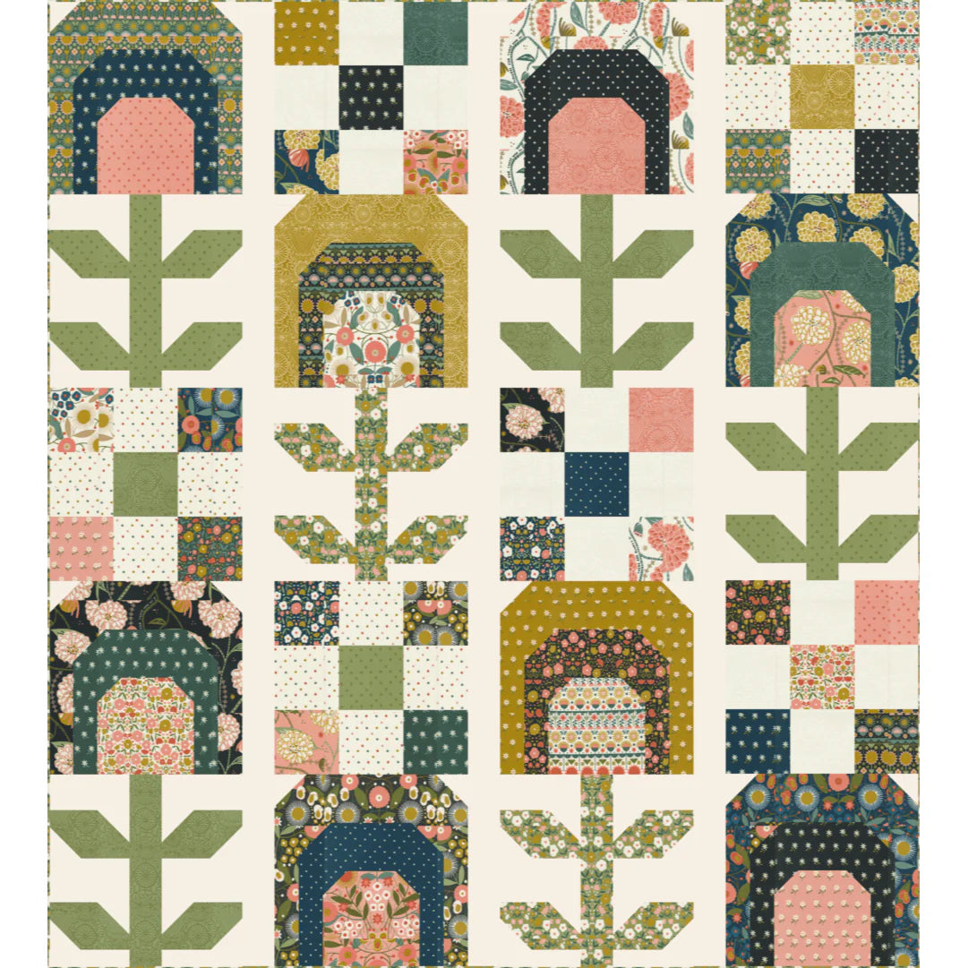 Dancing MumsQuilt Pattern by Gingiber