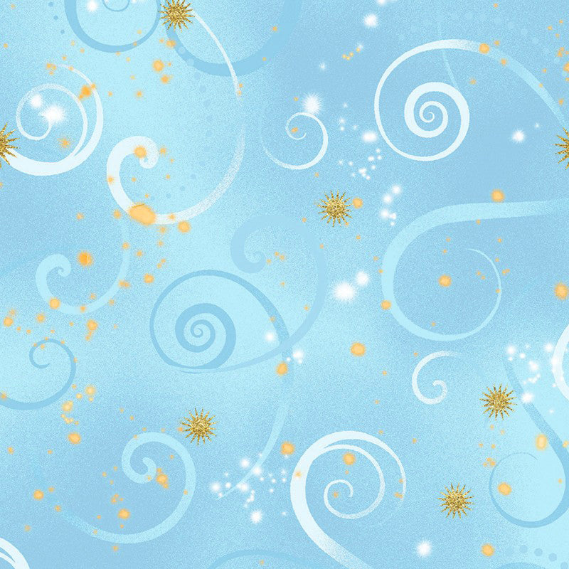 Dragonfly Dance 8500M-57 Swirling Sky Light Blue