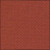 18 Count Chestnut Lugana by Zweigart